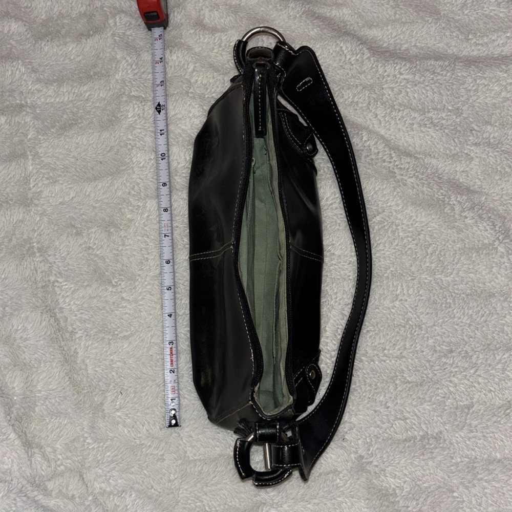 Y2K Faux-Leather SHOULDER BAG BLACK - Picture 8 of 13